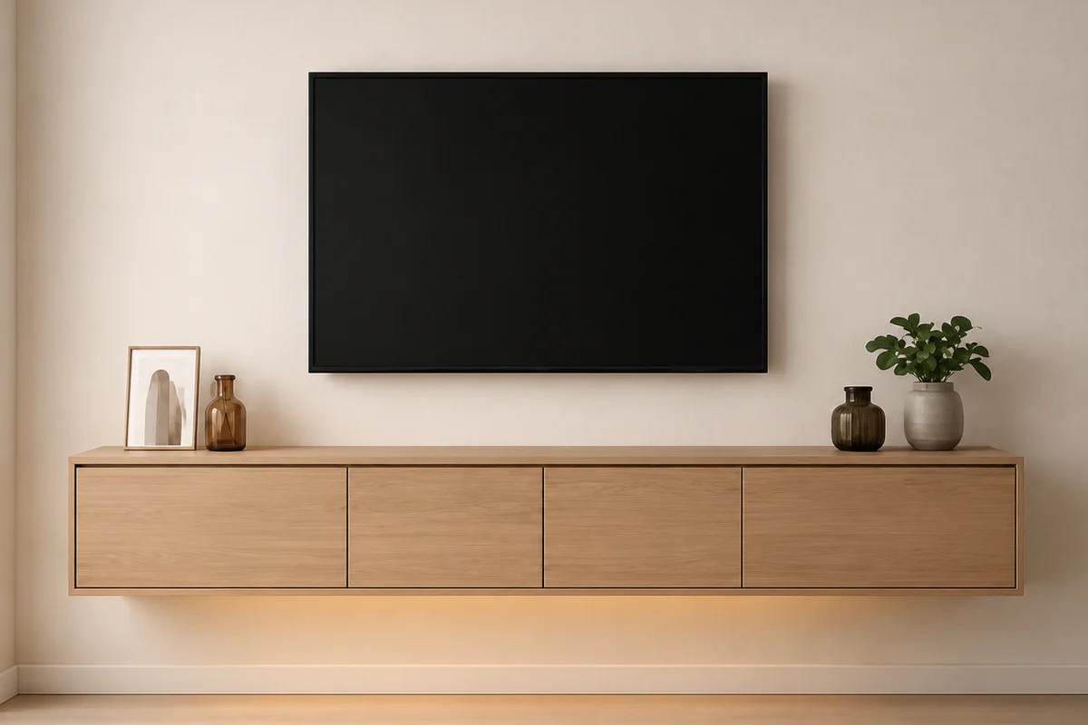 Clean Console entertainment center direction.