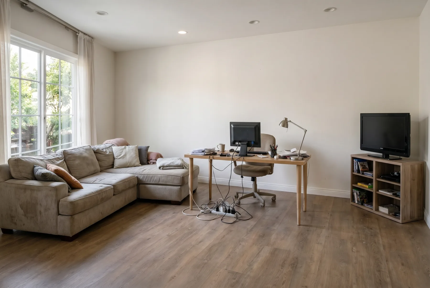 Residential room before a House of Sarault transformation.