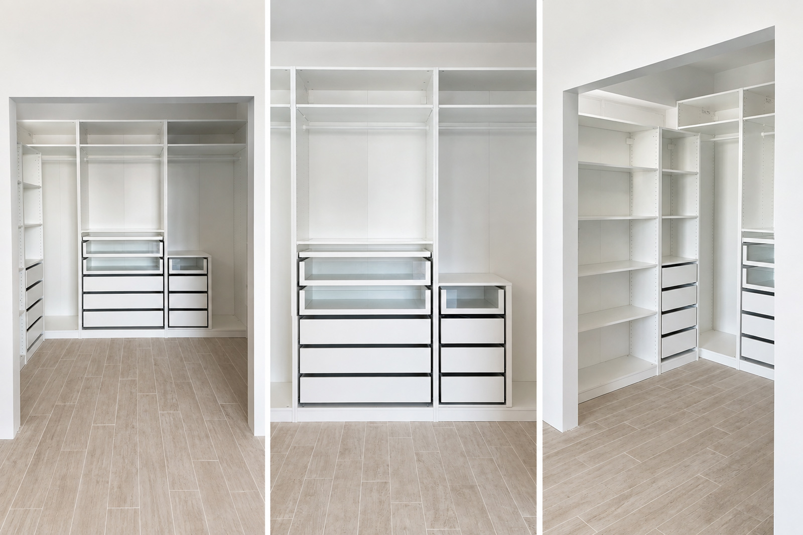 Closets and custom storage service category.